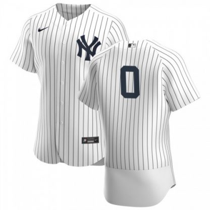 New York New York Yankees #0 Adam Ottavino Men's Nike White Navy Home 2020 Authentic Player MLB Jersey