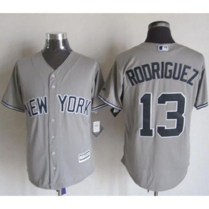 New York Yankees #13 Alex Rodriguez Grey New Cool Base Stitched MLB Jersey