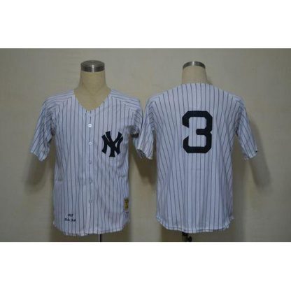 Mitchell And Ness 1932 New York Yankees #3 Babe Ruth White Throwback Stitched MLB Jersey