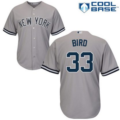 New York Yankees #33 Greg Bird Grey Cool Base Stitched Youth MLB Jersey