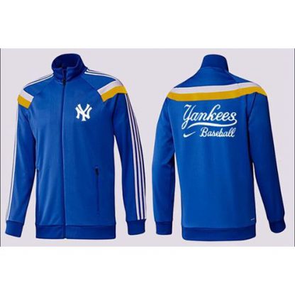 MLB New York New York Yankees Zip Jacket Blue_3
