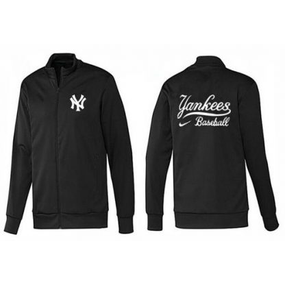 MLB New York New York Yankees Zip Jacket Black_1