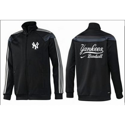 MLB New York New York Yankees Zip Jacket Black_3