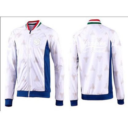 MLB New York New York Yankees Zip Jacket White_2