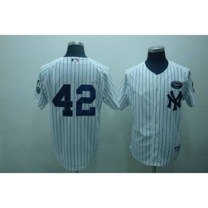 New York Yankees #42 Mariano Rivera White GMS The Boss Stitched MLB Jersey