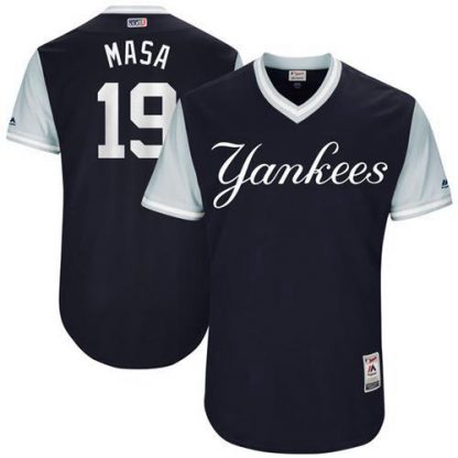 New York Yankees #19 Masahiro Tanaka Navy "Masa" Players Weekend Authentic Stitched MLB Jersey