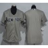 New York Yankees Blank Grey Women's Road Stitched MLB Jersey
