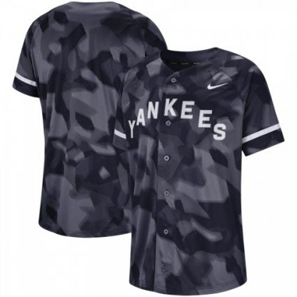 New York New York Yankees Nike Camo Jersey Navy