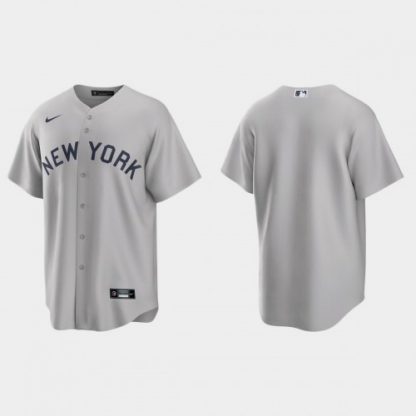 New York New York Yankees Men's Nike Gray 2021 Field of Dreams Game MLB Jersey