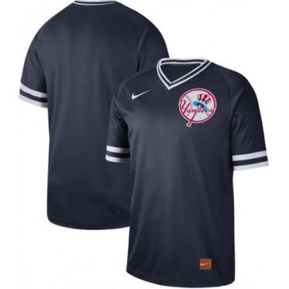 Nike New York Yankees Blank Navy Authentic Cooperstown Collection Stitched MLB Jersey
