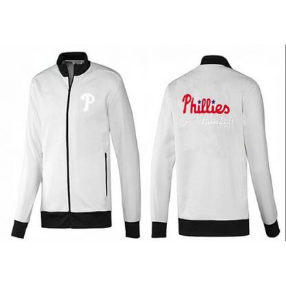 MLB Philadelphia Philadelphia Phillies Zip Jacket White_3