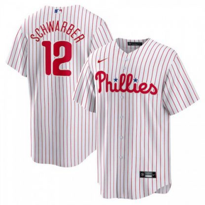 Philadelphia Philadelphia Phillies #12 Kyle Schwarber Nike Replica Player Jersey - White