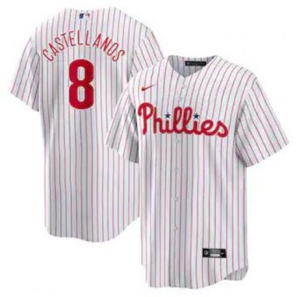 Philadelphia Philadelphia Phillies #8 Nick Castellanos Nike Replica Player Jersey - White