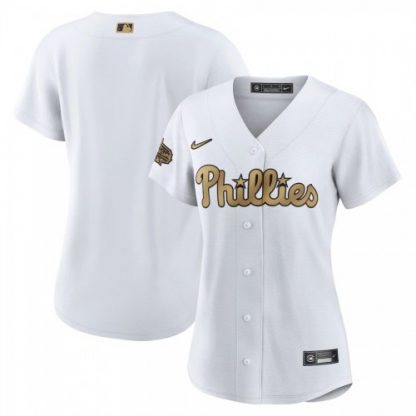Philadelphia Philadelphia Phillies Custom Women's Nike White 2022 MLB All-Star Game Replica