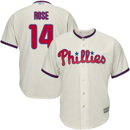 Philadelphia Phillies #14 Pete Rose Cream Cool Base Stitched Youth MLB Jersey