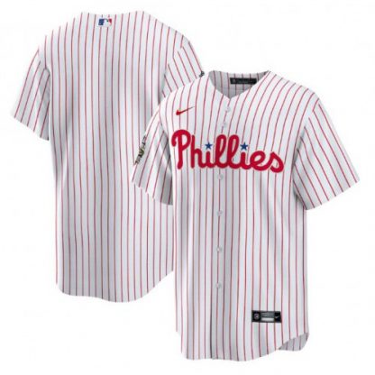 Philadelphia Philadelphia Phillies Blank White 2022 World Series Cool Base Stitched Men's Nike MLB Jersey