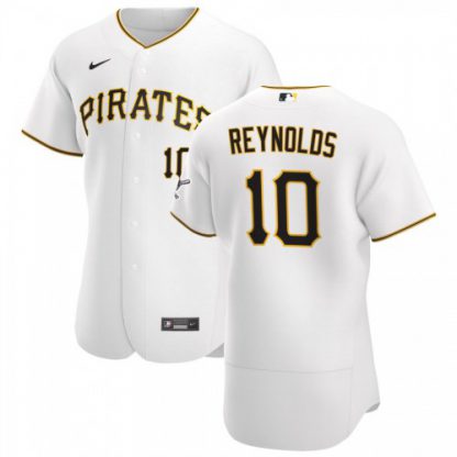 Pittsburgh Pittsburgh Pirates #10 Bryan Reynolds Men's Nike White Home 2020 Authentic Player MLB Jersey