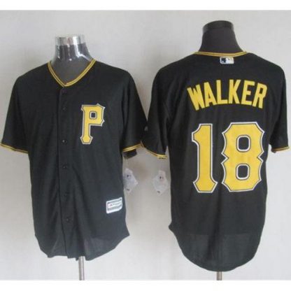 Pittsburgh Pirates #18 Neil Walker Black New Cool Base Stitched MLB Jersey