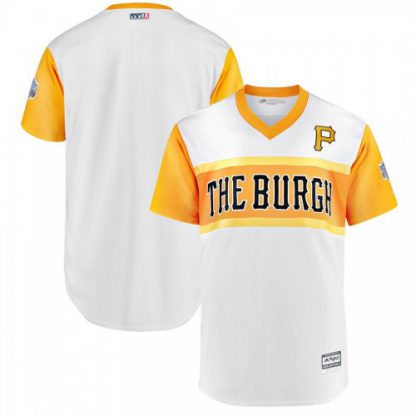 Pittsburgh Pittsburgh Pirates Majestic 2019 MLB Little League Classic Replica Team Jersey White