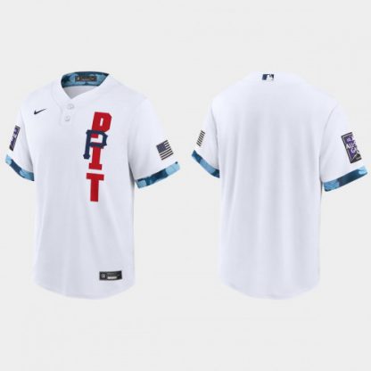 Pittsburgh Pittsburgh Pirates 2021 Mlb All Star Game Fan's Version White Jersey