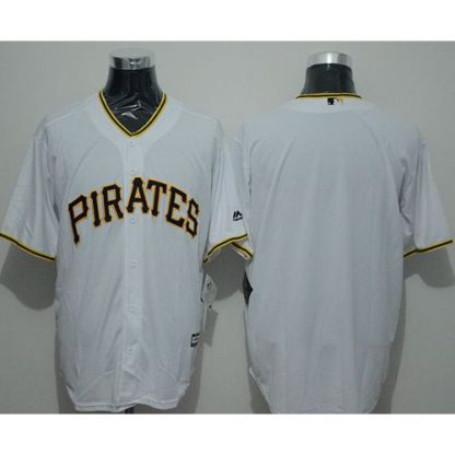 Pittsburgh Pirates Blank White New Cool Base Stitched MLB Jersey