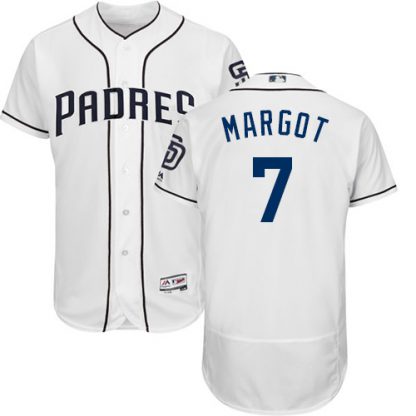 San Diego Padres #7 Manuel Margot White Flexbase Authentic Collection Stitched MLB Jersey