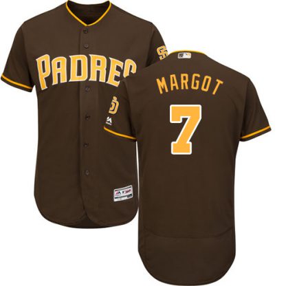 San Diego Padres #7 Manuel Margot Brown Flexbase Authentic Collection Stitched MLB Jersey