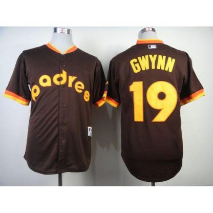 San Diego Padres #19 Tony Gwynn Coffee 1984 Turn Back The Clock Stitched MLB Jersey