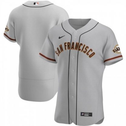 San Francisco San Francisco Giants Men's Nike Gray Road 2020 Authentic Official Team MLB Jersey
