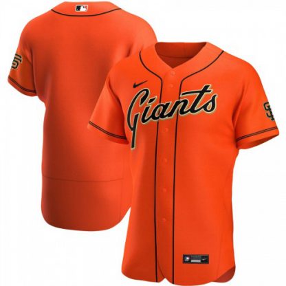 San Francisco San Francisco Giants Men's Nike Orange Alternate 2020 Authentic Official Team MLB Jersey