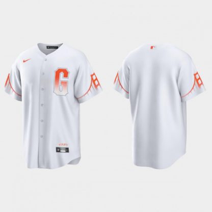 San Francisco San Francisco Giants Men's 2021 City Connect White Fan's Version Jersey