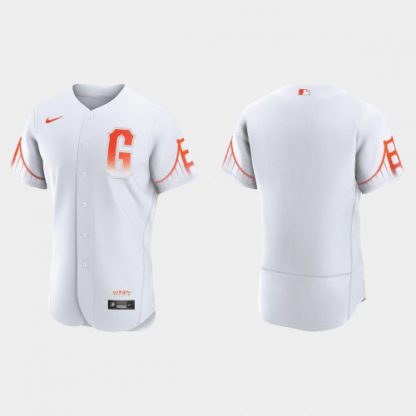 San Francisco San Francisco Giants Men's 2021 City Connect Authentic White Jersey