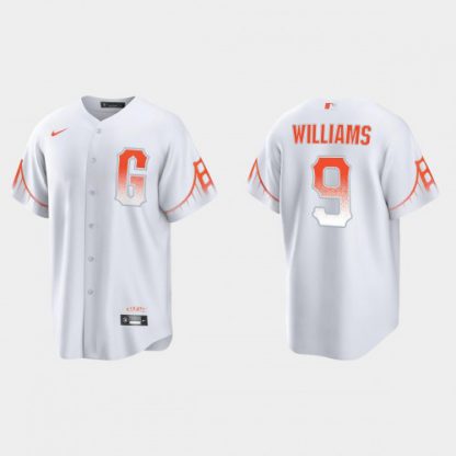 San Francisco San Francisco Giants #9 Matt Williams Men's 2021 City Connect White Fan's Version Jersey