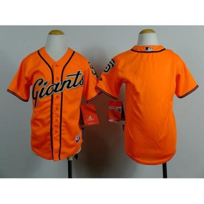 San Francisco Giants Blank Orange Alternate Stitched Youth MLB Jersey