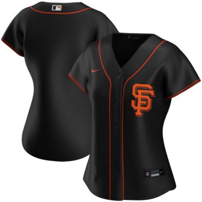San Francisco San Francisco Giants Nike Women's Alternate 2020 MLB Team Jersey Black