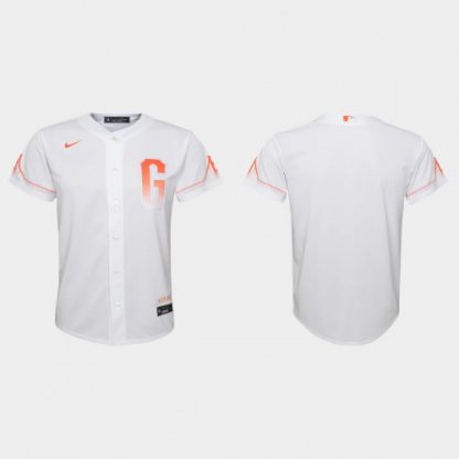 San Francisco San Francisco Giants Youth 2021 City Connect White Jersey