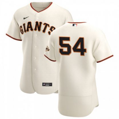 San Francisco San Francisco Giants #54 Reyes Moronta Men's Nike Cream Home 2020 Authentic Player MLB Jersey