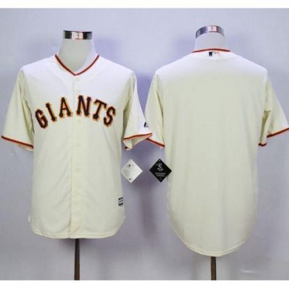 San Francisco Giants Blank Cream Home New Cool Base Stitched MLB Jersey