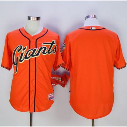 San Francisco Giants Blank Orange Cool Base Stitched MLB Jersey