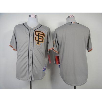 San Francisco Giants Blank Grey Cool Base 2012 Road 2 Stitched MLB Jersey
