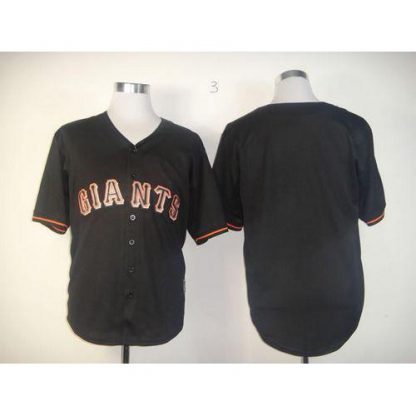 San Francisco Giants Blank Black Fashion Stitched MLB Jersey