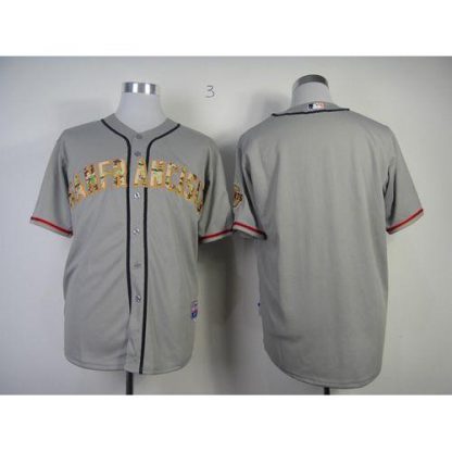 San Francisco Giants Blank Grey USMC Cool Base Stitched MLB Jersey