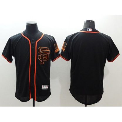 San Francisco Giants Blank Black Flexbase Authentic Collection Alternate Stitched MLB Jersey