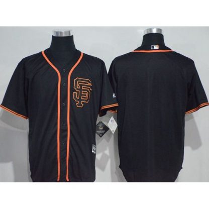 San Francisco Giants Blank Black New Cool Base Alternate Stitched MLB Jersey