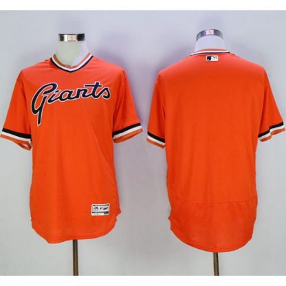 San Francisco Giants Blank Orange Flexbase Authentic Collection Cooperstown Stitched MLB Jersey