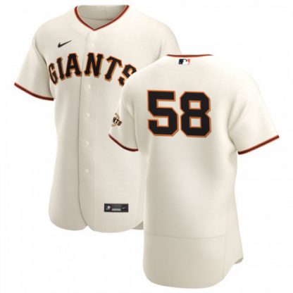 San Francisco San Francisco Giants #58 Trevor Gott Men's Nike Cream Home 2020 Authentic Player MLB Jersey