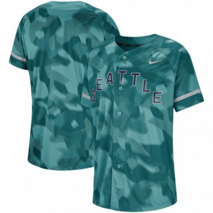 Seattle Seattle Mariners Nike Camo Jersey Aqua