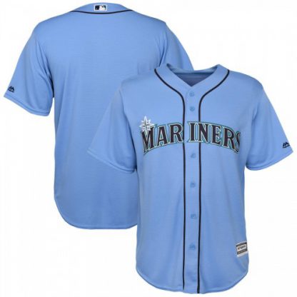 Seattle Seattle Mariners Majestic Official Cool Base Team Jersey Blue