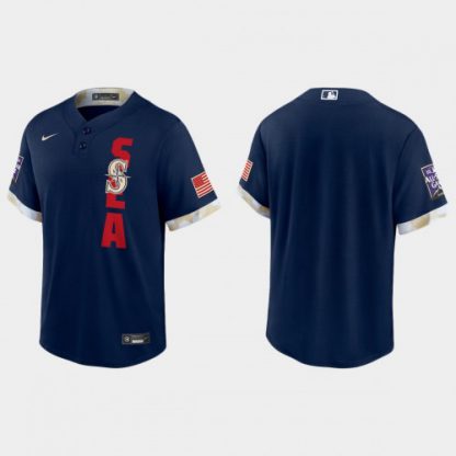 Seattle Seattle Mariners 2021 Mlb All Star Game Fan's Version Navy Jersey