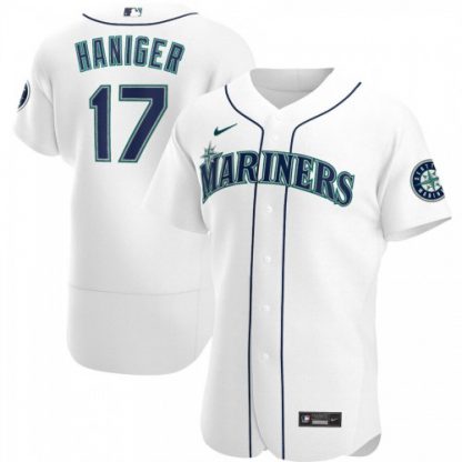 Seattle Seattle Mariners #17 Mitch Haniger Men's Nike White Home 2020 Authentic Player MLB Jersey